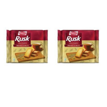 Parle Rusk (200g) Pack of 2 - Real Elaichi Premium Rusk Nutritive