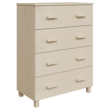 (honey brown) vidaXL Sideboard Wooden Storage Side Cabinet Cupboard HAMAR Solid Wood Pine