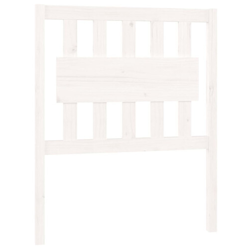 VidaXL (white, 80.5 x 4 x 100 cm) vidaXL Bed Headboard Home Bedroom Decorative Bed Header Panel Solid Wood Pine