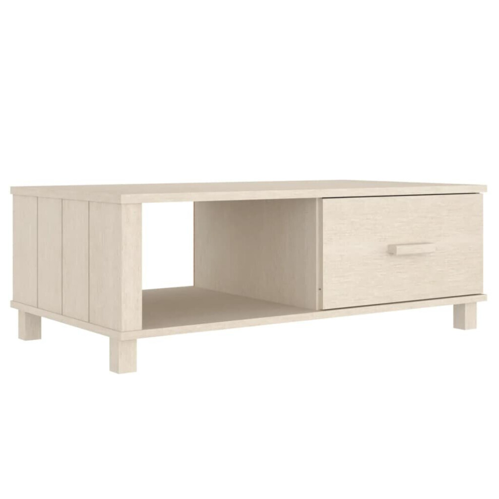 Vidaxl (Honey Brown) Coffee Table Solid Wood Pine Living Room Side End Table Multi Colours
