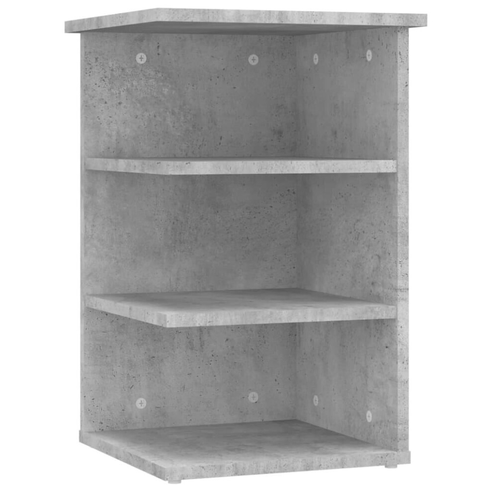 vidaXL Side Cabinet Concrete Grey Engineered Wood Furniture Storage Cabinet