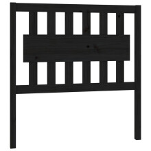 (black, 95.5 x 4 x 100 cm) vidaXL Bed Headboard Home Bedroom Decorative Bed Header Panel Solid Wood Pine