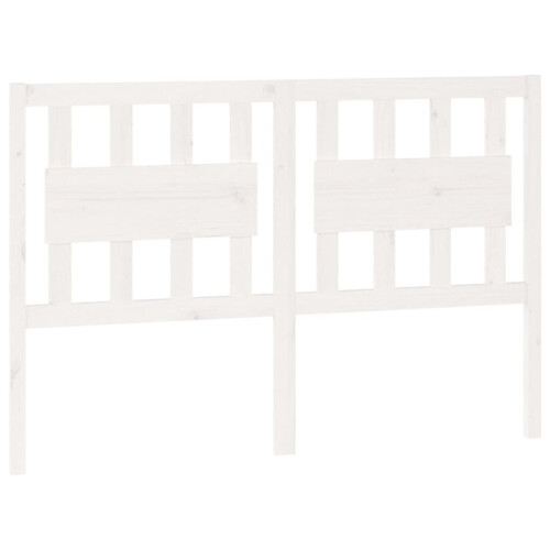 VidaXL (white, 145.5 x 4 x 100 cm) vidaXL Bed Headboard Home Bedroom Decorative Bed Header Panel Solid Wood Pine