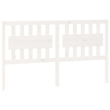 (white, 165.5 x 4 x 100 cm) vidaXL Bed Headboard Home Bedroom Decorative Bed Header Panel Solid Wood Pine