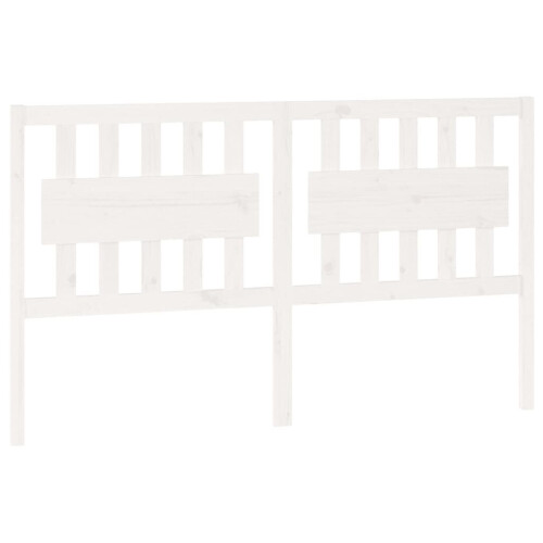 VidaXL (white, 165.5 x 4 x 100 cm) vidaXL Bed Headboard Home Bedroom Decorative Bed Header Panel Solid Wood Pine