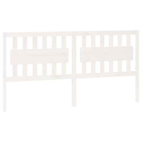 VidaXL (white, 185.5 x 4 x 100 cm) vidaXL Bed Headboard Home Bedroom Decorative Bed Header Panel Solid Wood Pine