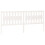 VidaXL (white, 205.5 x 4 x 100 cm) vidaXL Bed Headboard Home Bedroom Decorative Bed Header Panel Solid Wood Pine 1