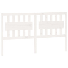 (white, 155.5 x 4 x 100 cm) vidaXL Bed Headboard Home Bedroom Decorative Bed Header Panel Solid Wood Pine
