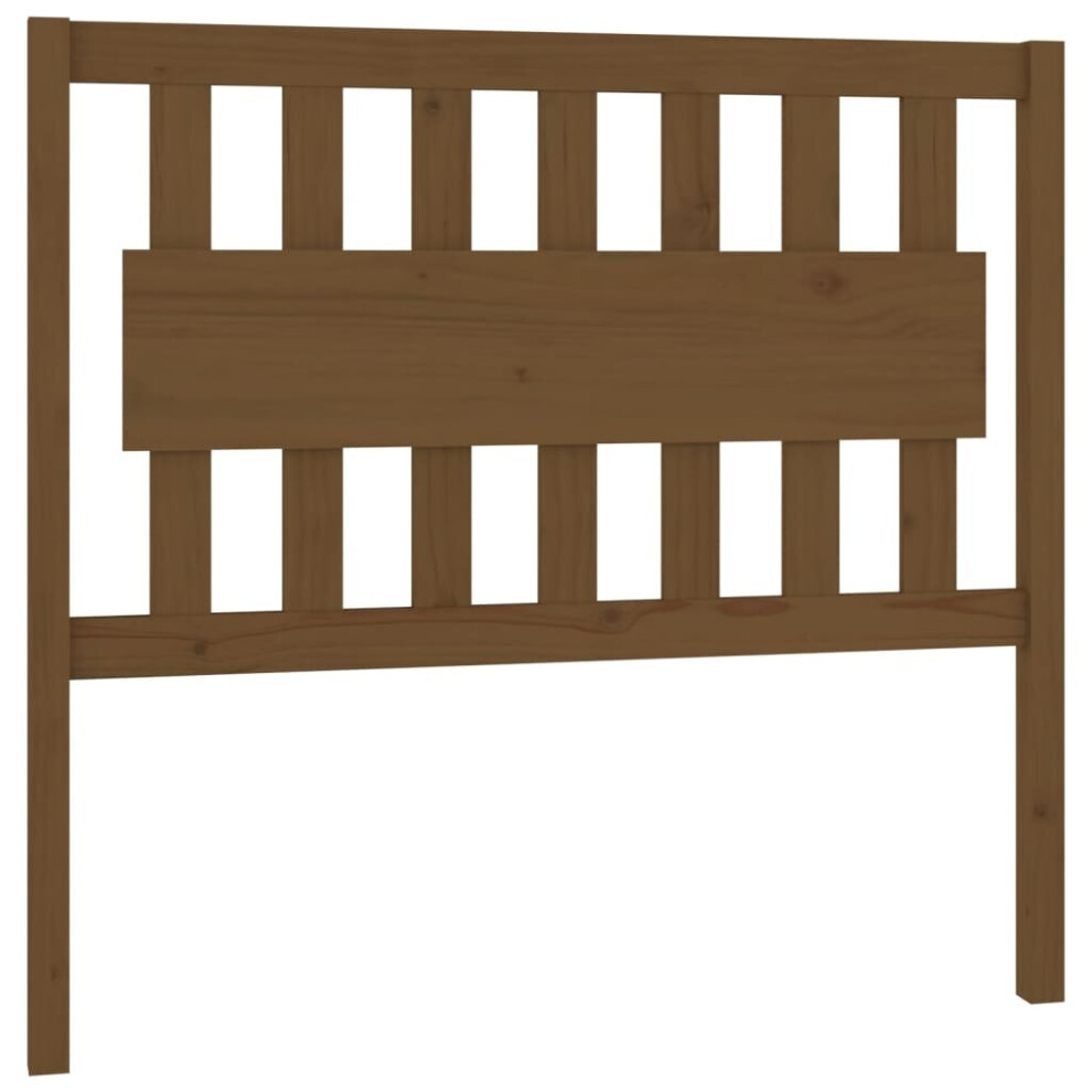 (honey brown, 105.5 x 4 x 100 cm) vidaXL Solid Wood Pine Bed Headboard Wooden Bed Header Multi Colours/Sizes