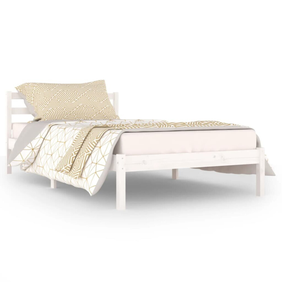 (white, 100 x 200 cm) vidaXL Solid Wood Pine Day Bed Sleepover Overnight Bed Multi Colours/Sizes