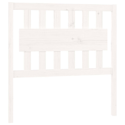 VidaXL (white, 95.5 x 4 x 100 cm) vidaXL Bed Headboard Home Bedroom Decorative Bed Header Panel Solid Wood Pine