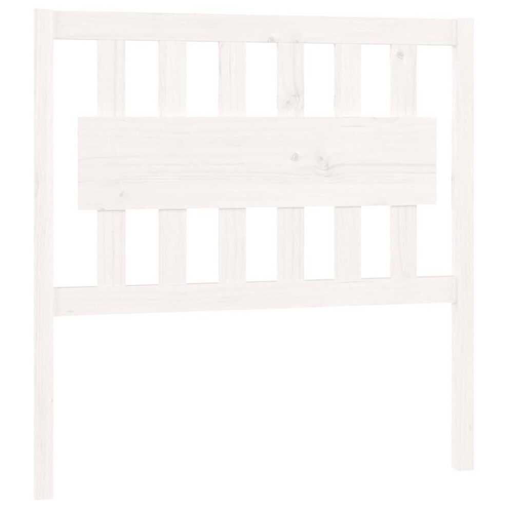 Vidaxl (White, 95.5 X 4 X 100 Cm) Bed Headboard Home Bedroom Decorative Bed Header Panel Solid Wood Pine