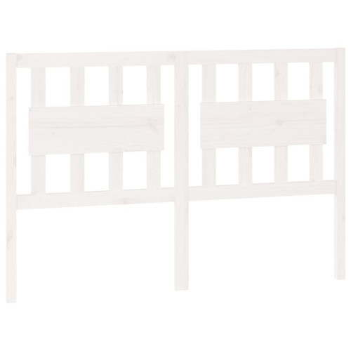 VidaXL (white, 140.5 x 4 x 100 cm) vidaXL Bed Headboard Home Bedroom Decorative Bed Header Panel Solid Wood Pine