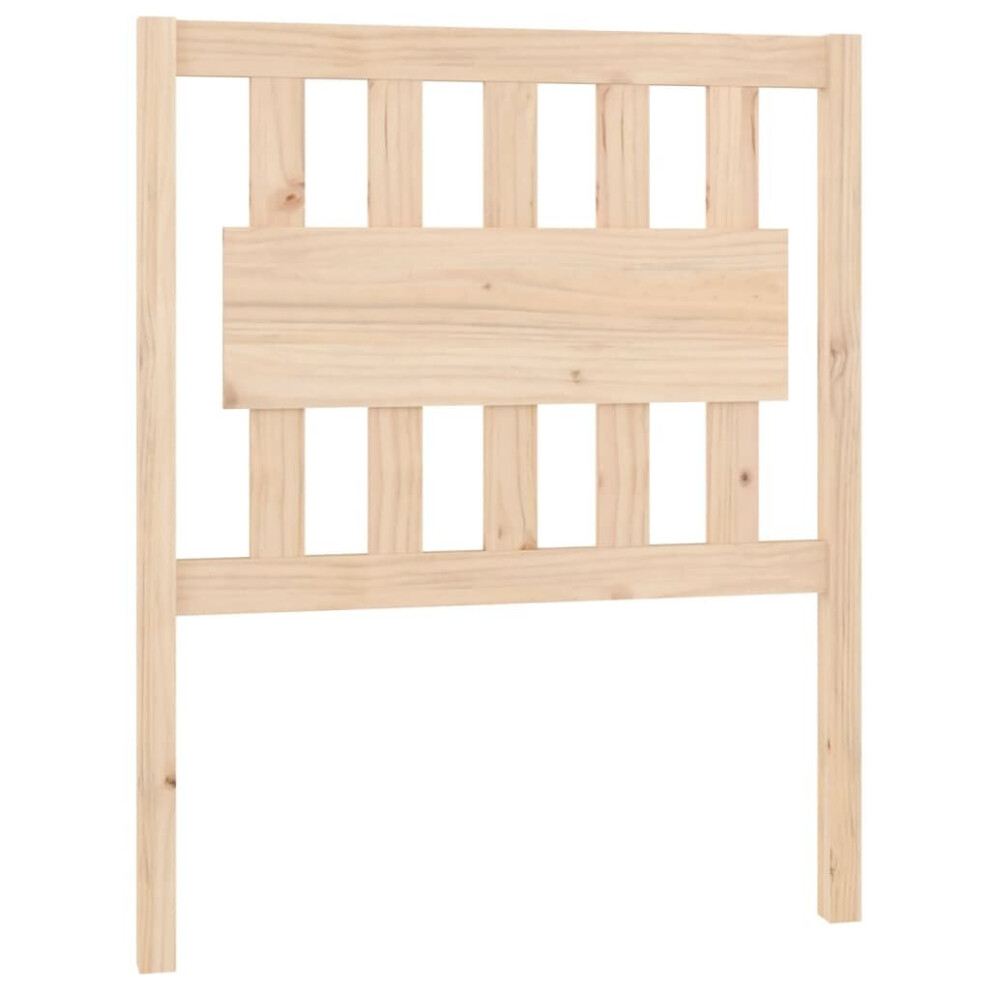 (brown, 80.5 x 4 x 100 cm) vidaXL Bed Headboard Home Bedroom Decorative Bed Header Panel Solid Wood Pine
