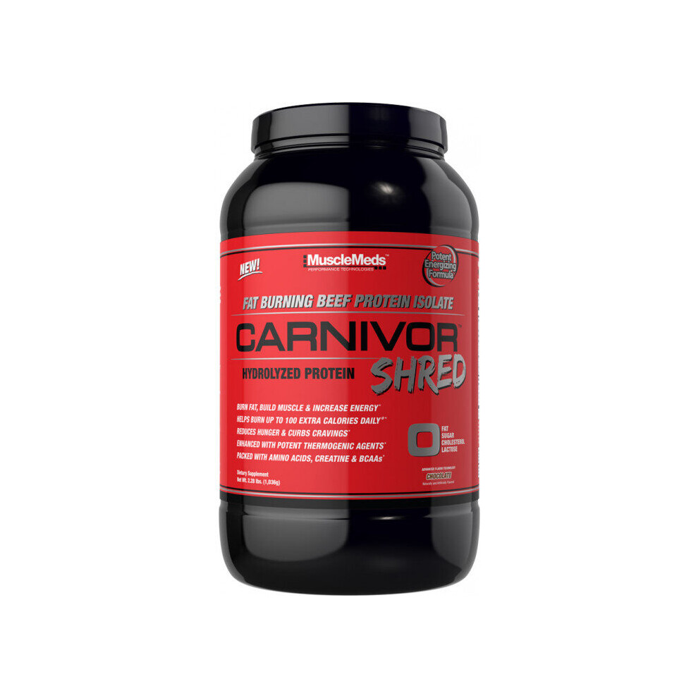 MuscleMeds Carnivor Shred Fat Burning Beef Protein Chocolate 4.56lb