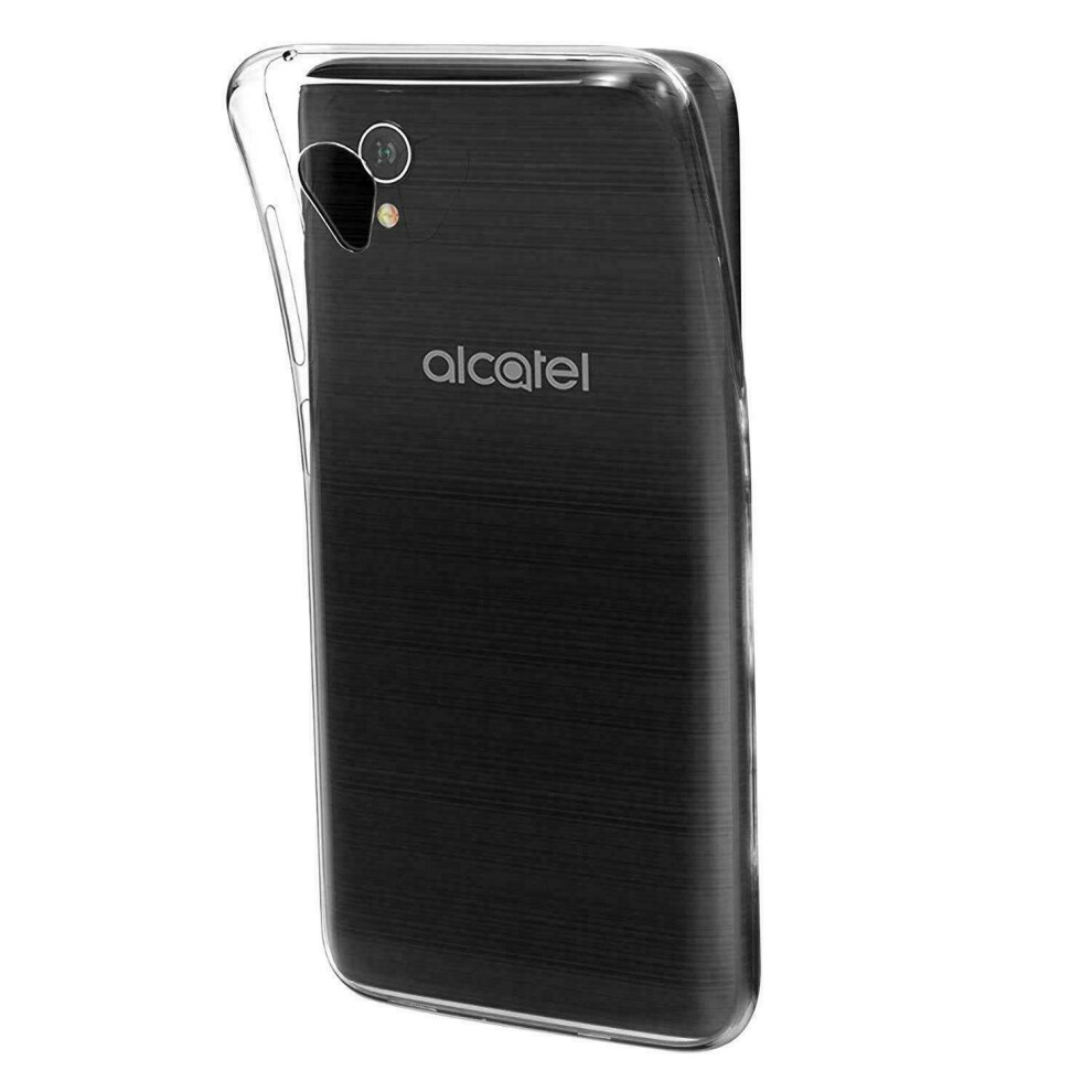 Fits Alcatel 1 2021 Gel Case Clear Cover TPU Soft Shock Absorption