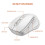 (White) 2.4 GHz Wireless Silent Mouse For PC Laptop 8