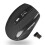 (Black) 2.4G Wireless Mouse Optical 6 Buttons 1200DPI Mice 1