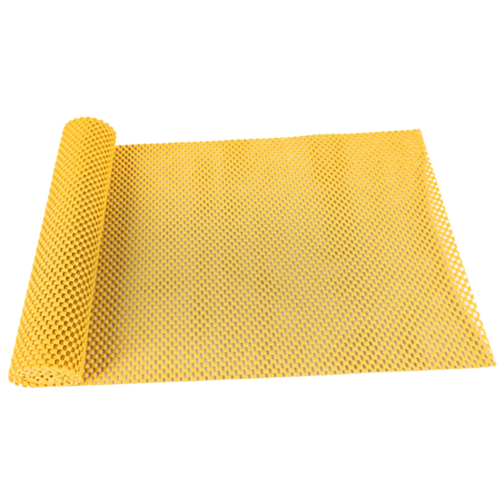 (Yellow, Pack of 1) Anti Slip Rug 150x30cm Underlay Matting Gripper