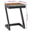 VidaXL vidaXL Solid Teak Wood Coffee Table Z Leg Transparent Polyresin Side Table 8