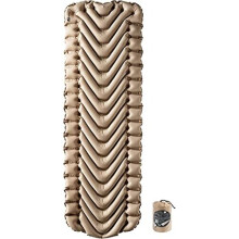 Klymit Unisex's Insulated Static V Sleeping Pad, Coyote Sand-2020, One size