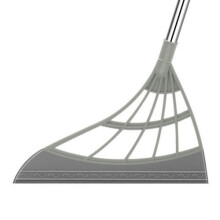 (  grey) Magic Wiper Broom Wipe Squeeze Silicone Mop for Wash Floor Clean Tools