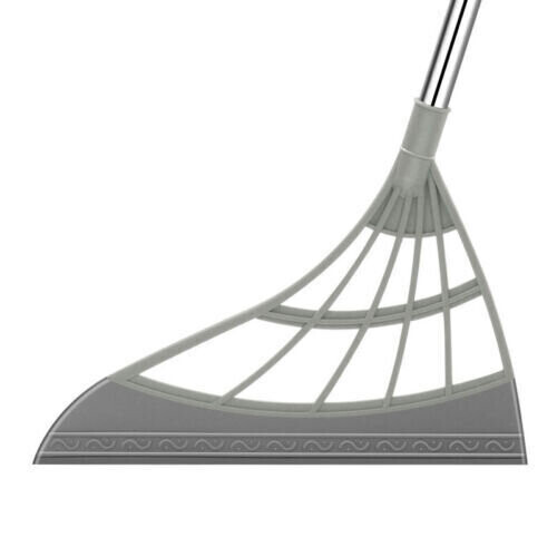(  grey) Magic Wiper Broom Wipe Squeeze Silicone Mop for Wash Floor Clean Tools