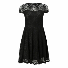 ( 5XL (UK 20-22), Black) Women Lace Mini Dress Ladies Plus Size Summer Evening Party Cocktail Size 8 -22