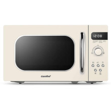 COMFEE' Retro Style 800w20L Microwave Oven Apricot Cream CM-M202RAF-CM