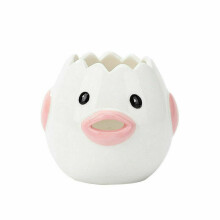 (  pink) Kitchen Egg White Separator Yolk Dividers Ceramic Cartoon Chicken