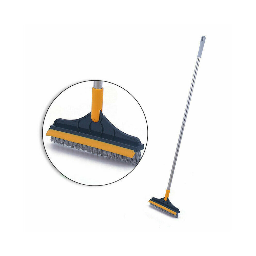 (  Yellow-green) 2in1 Floor Brush Scrub 120Â° Rotatable Cleaning Tool Household with Long.Handlek-image-OPC-PBHRWBQ-NEW