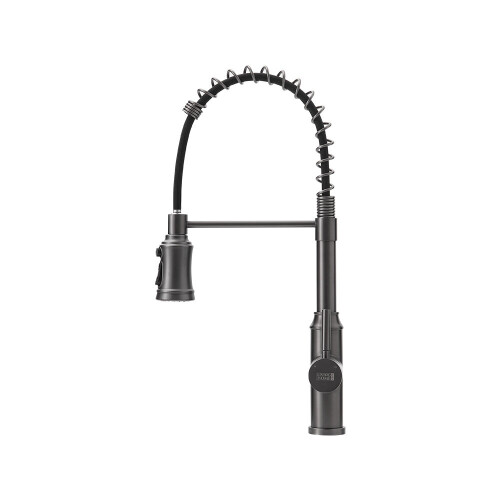 Living And Home (Grey) Kitchen Pull Out Tap Swivel Faucet with Spring Spout 2
