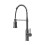 Living And Home (Grey) Kitchen Pull Out Tap Swivel Faucet with Spring Spout 2