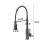 Living And Home (Grey) Kitchen Pull Out Tap Swivel Faucet with Spring Spout 4