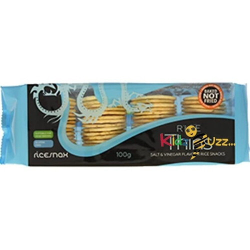 ( Pack Of 6) Ricesnax Salt & Vinegar Rice Thins 100g