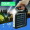 Portable Power Station Solar Panel Generator Kit Camping Power Bank Light System 2