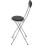 Gr8 Home Black Folding Bar Stool Breakfast High Back Chair Padded Desk Seat 2