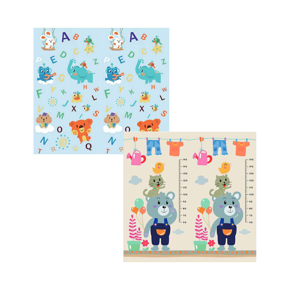 (C) Baby Play Mat 180*120m Foldable Kids Crawling Mat Toys for Children Room Decor Gym Activity