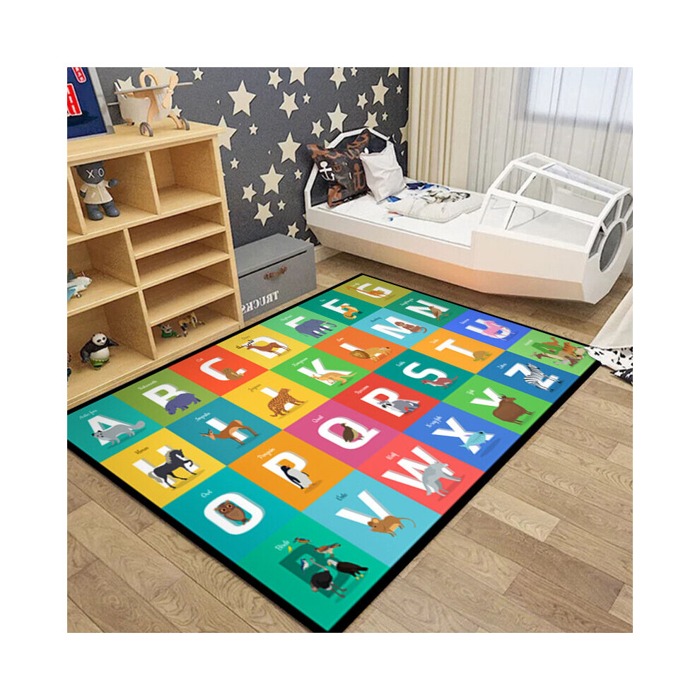 (12) 140/220Cm Children's Play Crawl Mat Road Traffic Route Map Carpet Living Room Sofa Coffee Xylfly