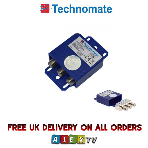 Technomate TM-2S External 2 Way DiSEqC Switch 2x1 weatherproof housing