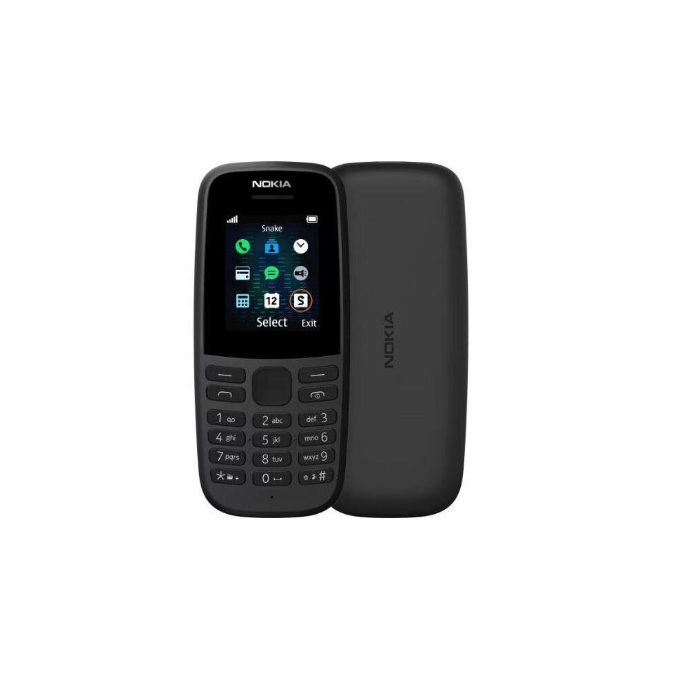 Nokia 105 (2019 edition) 1.77 Inch UK SIM Free Feature Phone