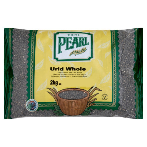 White Pearl Urid Whole 2kg (Pack of 1) 2