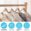 50-Pack - Clothes Hanger Hook for Hanger - Save space in wardrobe 18