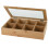 Tee-Aufbewahrungsbox mit 8 Fächern und Deckel 2