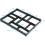 (Square (60x50cm)) Garden Paving Concrete Mould: Plastic Walk Maker Reusable Concrete Path Maker Molds 5