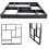 (Square (60x50cm)) Garden Paving Concrete Mould: Plastic Walk Maker Reusable Concrete Path Maker Molds 6