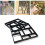 (Square (60x50cm)) Garden Paving Concrete Mould: Plastic Walk Maker Reusable Concrete Path Maker Molds 2