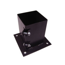 x1 3" Bolt Down Bolt Grip Fence Support - 75MM Post Timber Holder Like Metpost