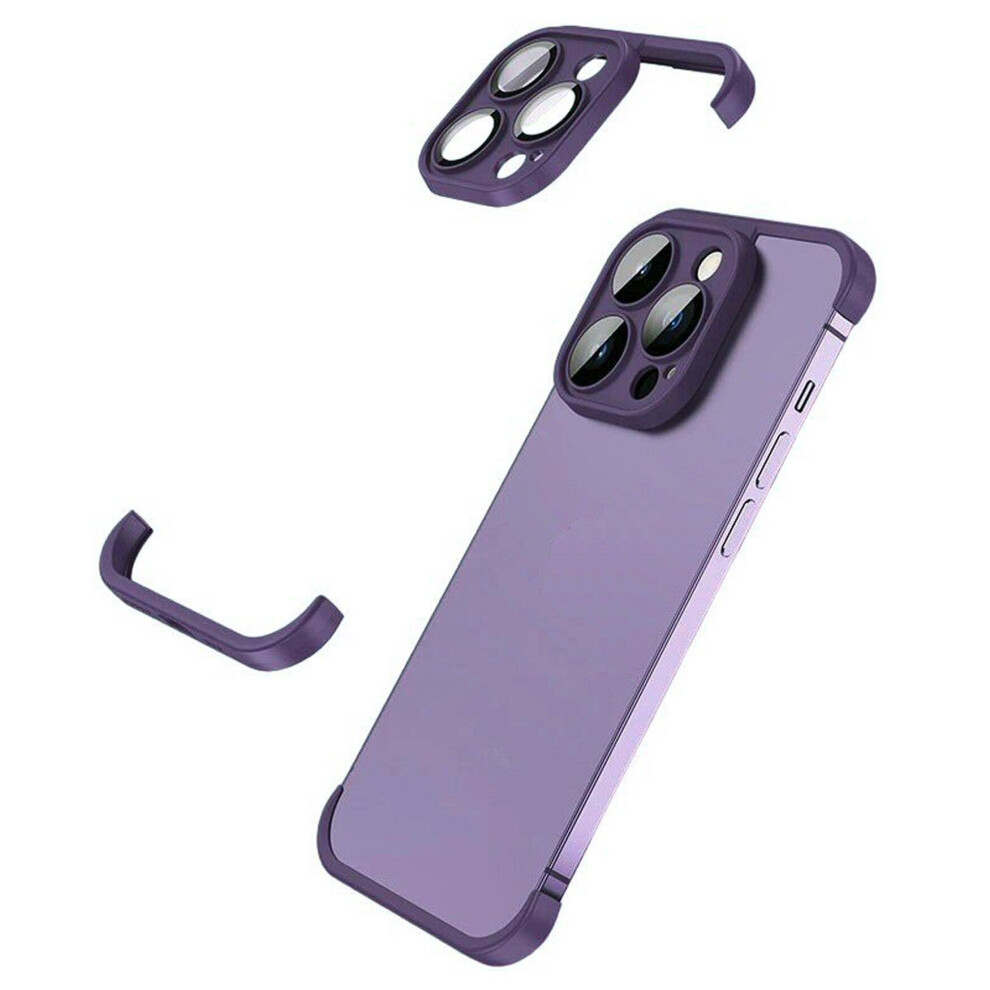 Corner Pad Protection Compatible With Iphone 14 Plus In Purple 5060986944182