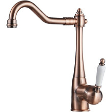 Kitchen Faucet Copper Bar Faucet Single Handle Traditional Period Single Ceramic Handle Kitchen Sink Faucet Antique Faucet
